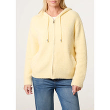 Load image into Gallery viewer, Lemon Cloud Knit Zip Hoodie