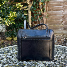 Load image into Gallery viewer, Lia Italian Leather Organiser Crossbody Bag (back)
