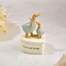 Load image into Gallery viewer, Love & Hugs Duck Heart Trinket Box