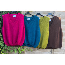 Load image into Gallery viewer, Made in Italy Super Kid Mohair Blend V-Neck Knitted Vest