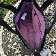 Load image into Gallery viewer, Nova Leather Classic Grab Bag with Adjustable Strap (open)