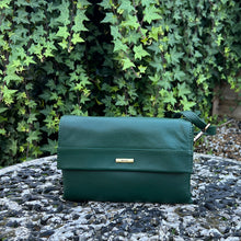 Load image into Gallery viewer, Nova Leather Flapover Multi-Compartment Crossbody Bag