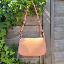 Load image into Gallery viewer, Peach David Jones Everyday Zip Top Crossbody Bag (hanging)