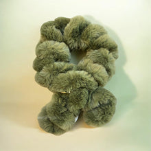Load image into Gallery viewer, Plush Faux Fur Loop Scarf (khaki green)
