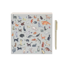 Load image into Gallery viewer, Purrfect Cats Memo Pad & Pen
