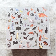 Load image into Gallery viewer, Purrfect Cats Memo Pad & Pen (close up)