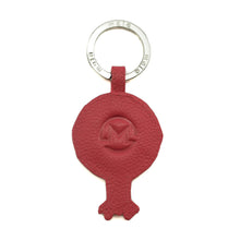 Load image into Gallery viewer, Robin Leather Keyring (back)