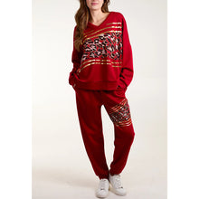 Load image into Gallery viewer, Ruby Luxe Leopard Lounge Set