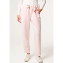 Load image into Gallery viewer, Soft Pink Stripe Relaxed Drawstring Trousers