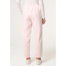Load image into Gallery viewer, Soft Pink Stripe Relaxed Drawstring Trousers (back)