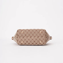 Load image into Gallery viewer, Teddy Heart Print Grab & Crossbody Bag (bottom)