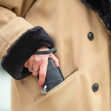 Load image into Gallery viewer, Tiny Black Umbrella (in pocket)