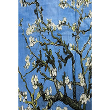 Load image into Gallery viewer, Van Gogh Almond Blossom Art Print Wool Scarf (close up)