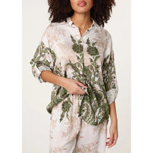 Load image into Gallery viewer, Verdant Garden Print Co-Ord Set (close up)