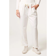 Load image into Gallery viewer, White Stripe Relaxed Drawstring Trousers