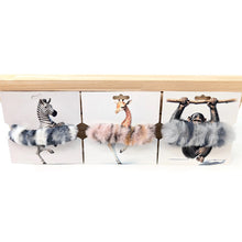Load image into Gallery viewer, Wild Friends Faux Fur Scrunchies