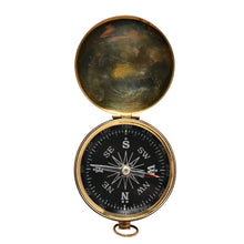 Load image into Gallery viewer, Folding Pocket Compass | Gold