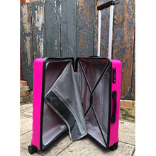 Load image into Gallery viewer, Bright Pink Medium Size Skylar Suitcase