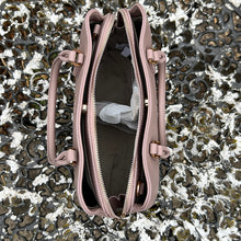 Load image into Gallery viewer, Adobe Rose Structured Stylish Handbag (open)

