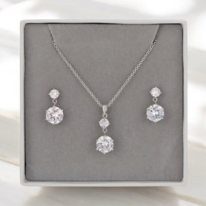 Silver Crystal Bling Set
