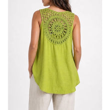 Load image into Gallery viewer, Crochet Back Swing Vest Top
