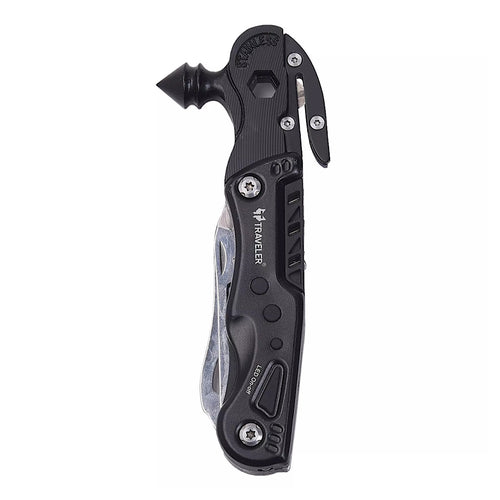 Black 10 in 1 Glovebox Essential Tool
