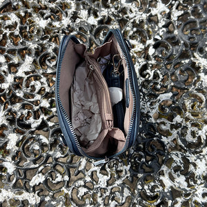 Bering Sea 'Mia' Mini Crossbody Bag By David Jones (open)