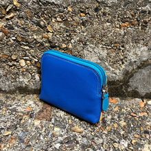 Load image into Gallery viewer, Glacier Leather Coin Purse with 3 Card Slots Inside (back)
