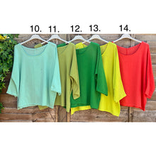 Load image into Gallery viewer, Bestseller Plain Cotton/Linen Summer Top (3)
