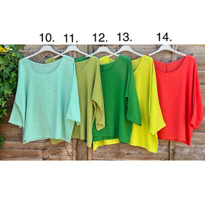 Bestseller Plain Cotton/Linen Summer Top (3)