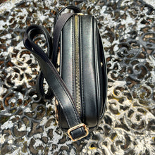 Load image into Gallery viewer, Pumpkin Spice Brown Leopard Camera Style Crossbody Bag (mag dot pocket)
