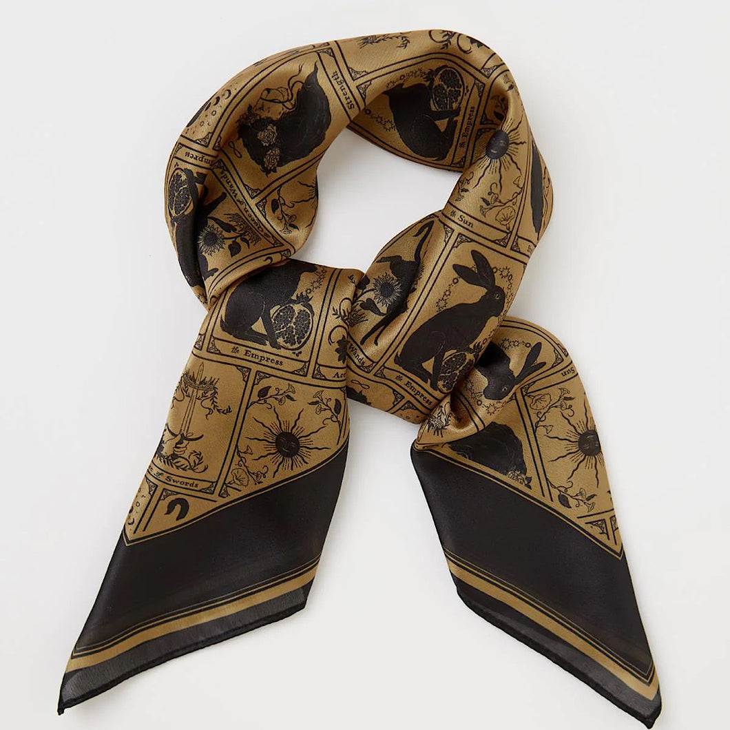 Tarot Tales Square Scarf By Artist Jessica Roux