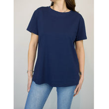 Load image into Gallery viewer, Cool &amp; Causal Plain Cotton T-Shirts (navy)
