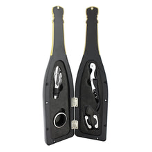 Load image into Gallery viewer, Champagne Bottle Bar Set (open)
