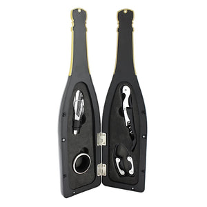 Champagne Bottle Bar Set (open)