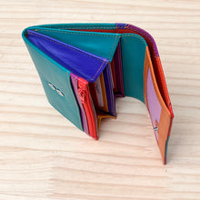 Load image into Gallery viewer, Seville Full Flap Jigsaw Purse (open)
