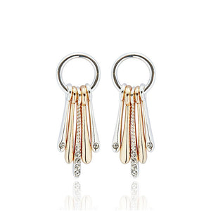 Radiance Duo-Tone Drop Earrings