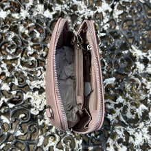 Load image into Gallery viewer, Adobe Rose &#39;Mia&#39; Mini Crossbody Bag By David Jones (open)
