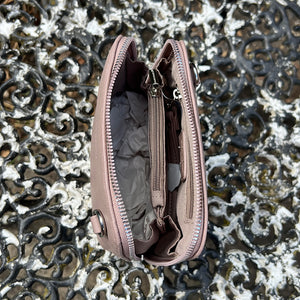 Adobe Rose 'Mia' Mini Crossbody Bag By David Jones (open)