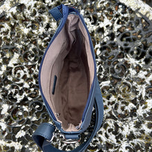 Load image into Gallery viewer, Bering Sea Flat Front Zip Pocket Crossbody Bag (open)
