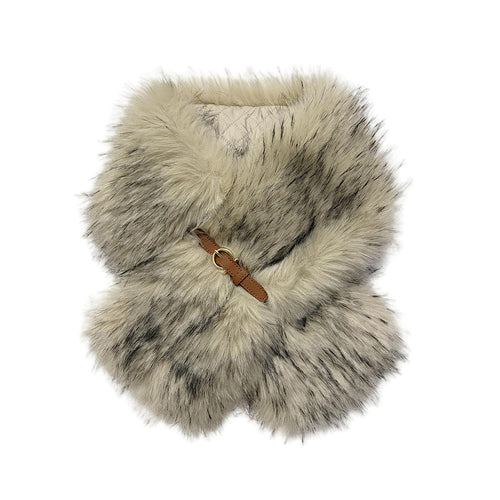 Arctic Frost Faux Fur Collar Wrap
