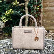 Load image into Gallery viewer, Simply Taupe &#39;Natalie&#39; Straw Effect Grab Bag
