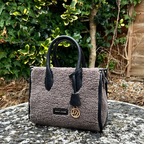 Black Faux Fur Grab Bag