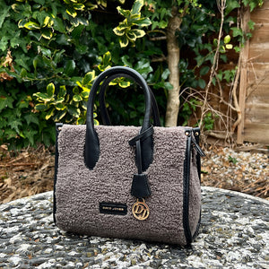 Black Faux Fur Grab Bag