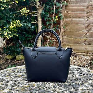 Mini Black 'Carla' Grab Bag (back)