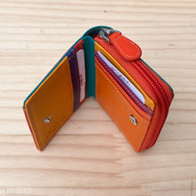 Load image into Gallery viewer, Small Caribbean Leather Leopard Print Purse
