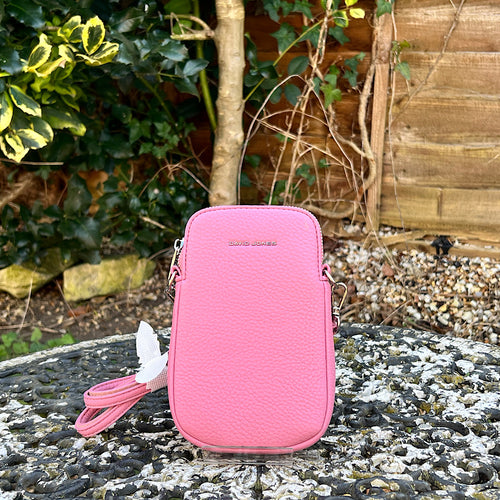 Blossom Single Zip Phone Bag By David Jones