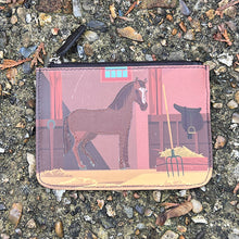 Load image into Gallery viewer, Horse in Stable Leather Coin Purse
