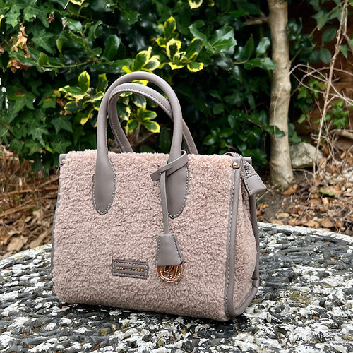Taupe Faux Fur Grab Bag