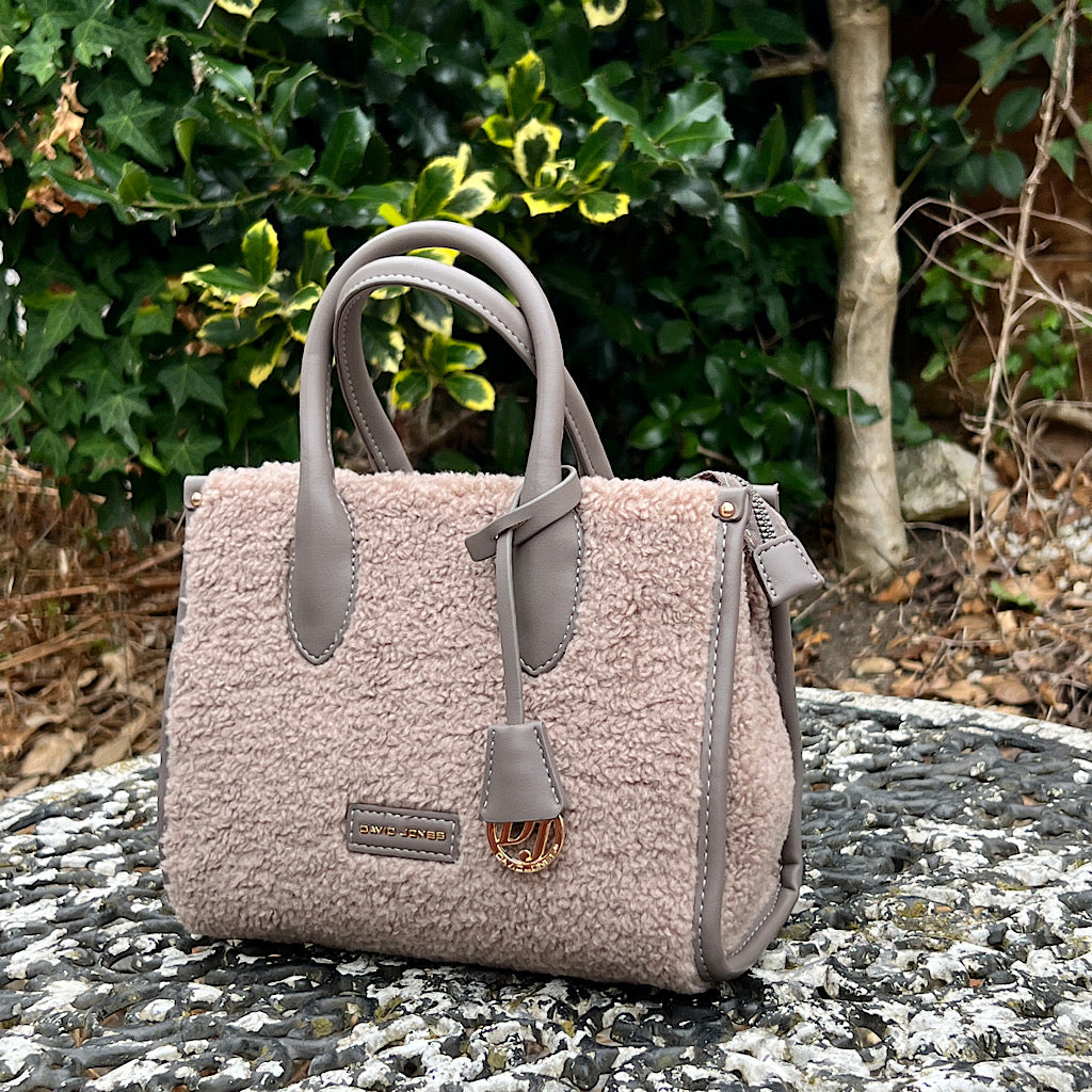 Taupe Faux Fur Grab Bag